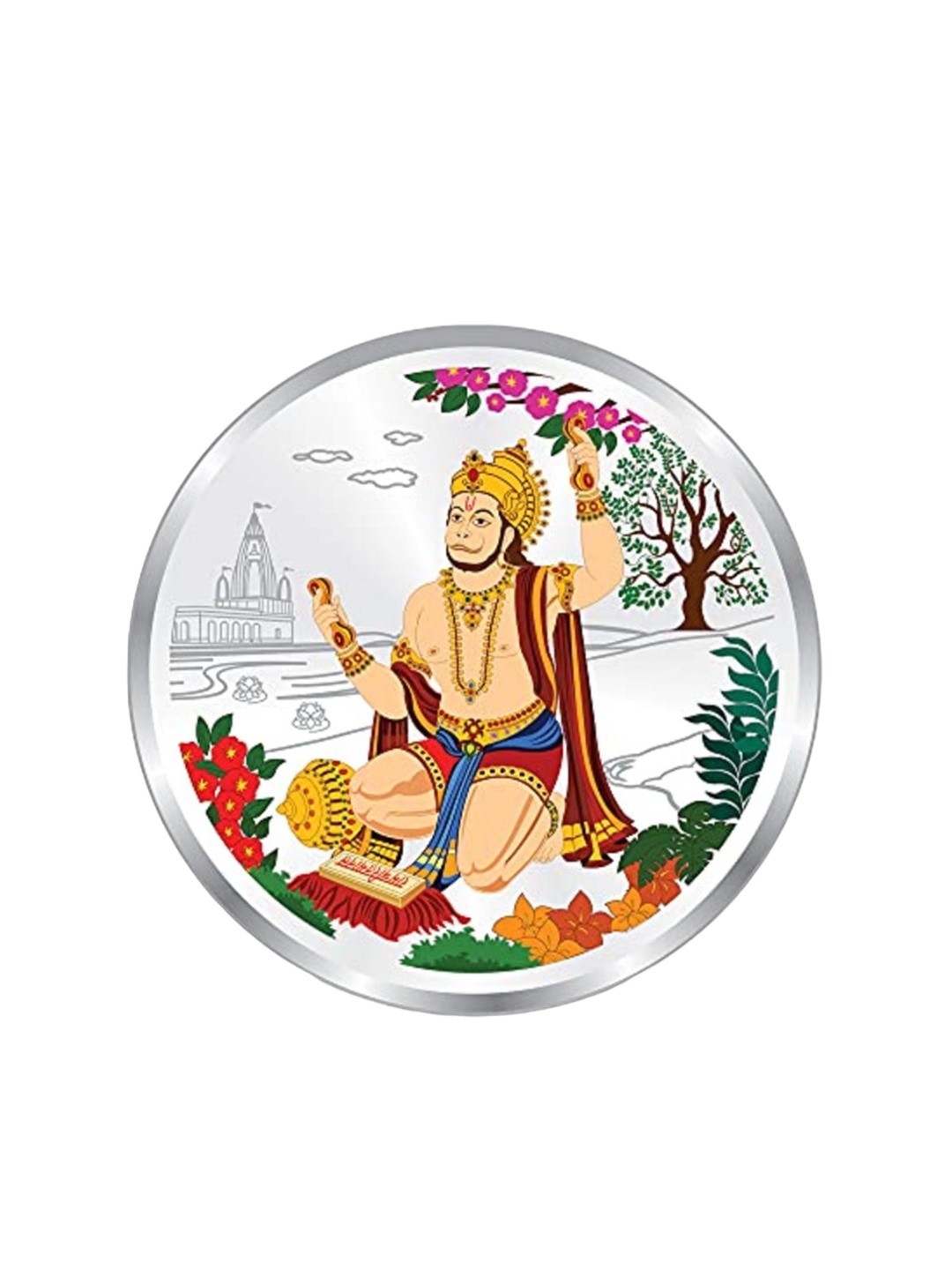 

Precious Moments Hanuman 999 Pure Silver Coin-20 gm