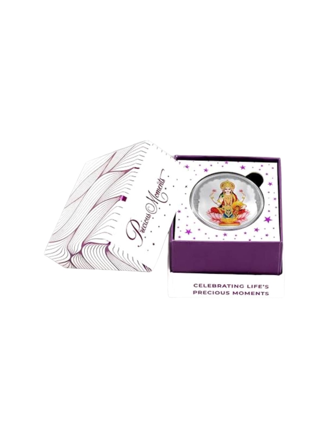 

Precious Moments Maa Laxmi (999) Pure Silver Coin 10gm