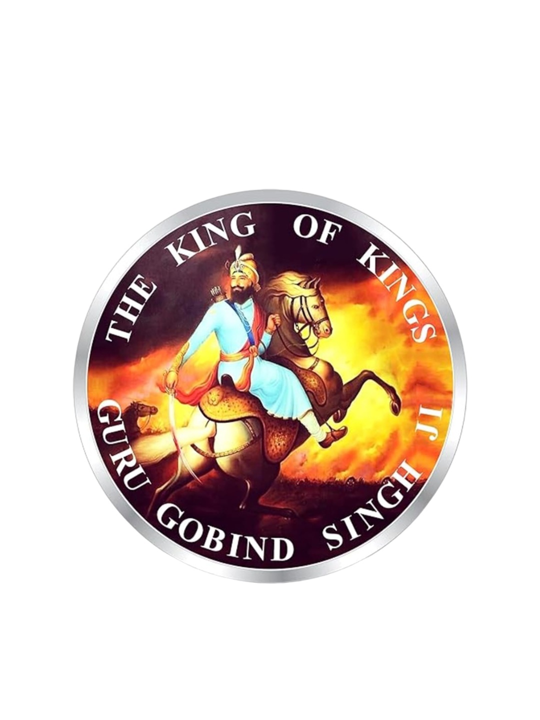 

Precious Moments Guru Gobind Singh 999 Pure Silver Coin-10 gram