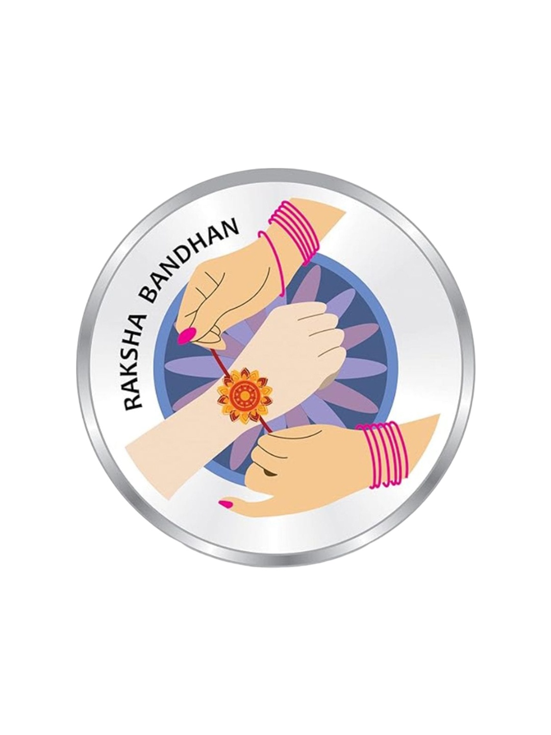 

Precious Moments Raksha Bandhan (999) Pure Silver Coin-20 gram