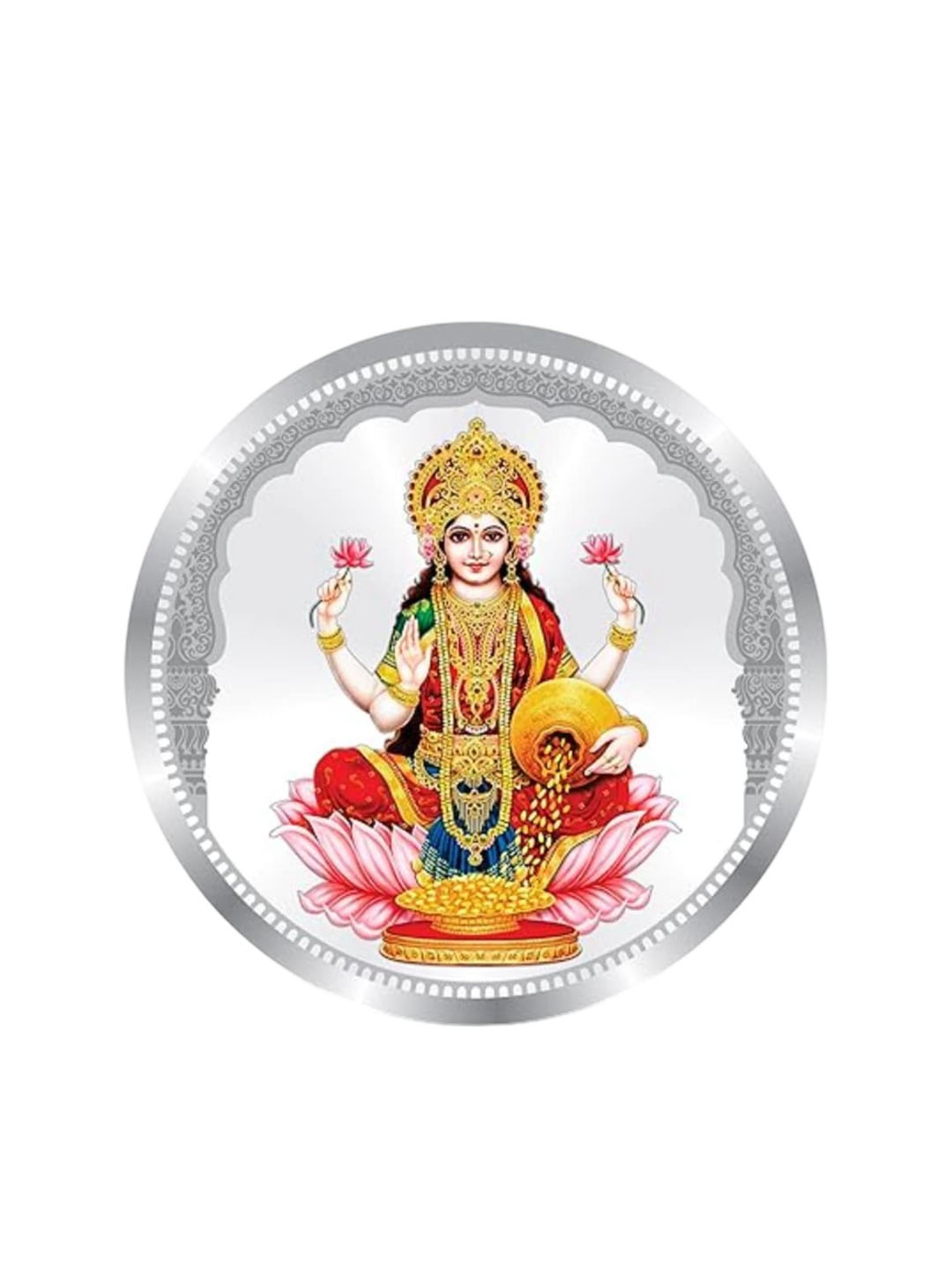 

Precious Moments 20Gm 999 Pure Silver Coin Goddess Laxmi Silver Coin