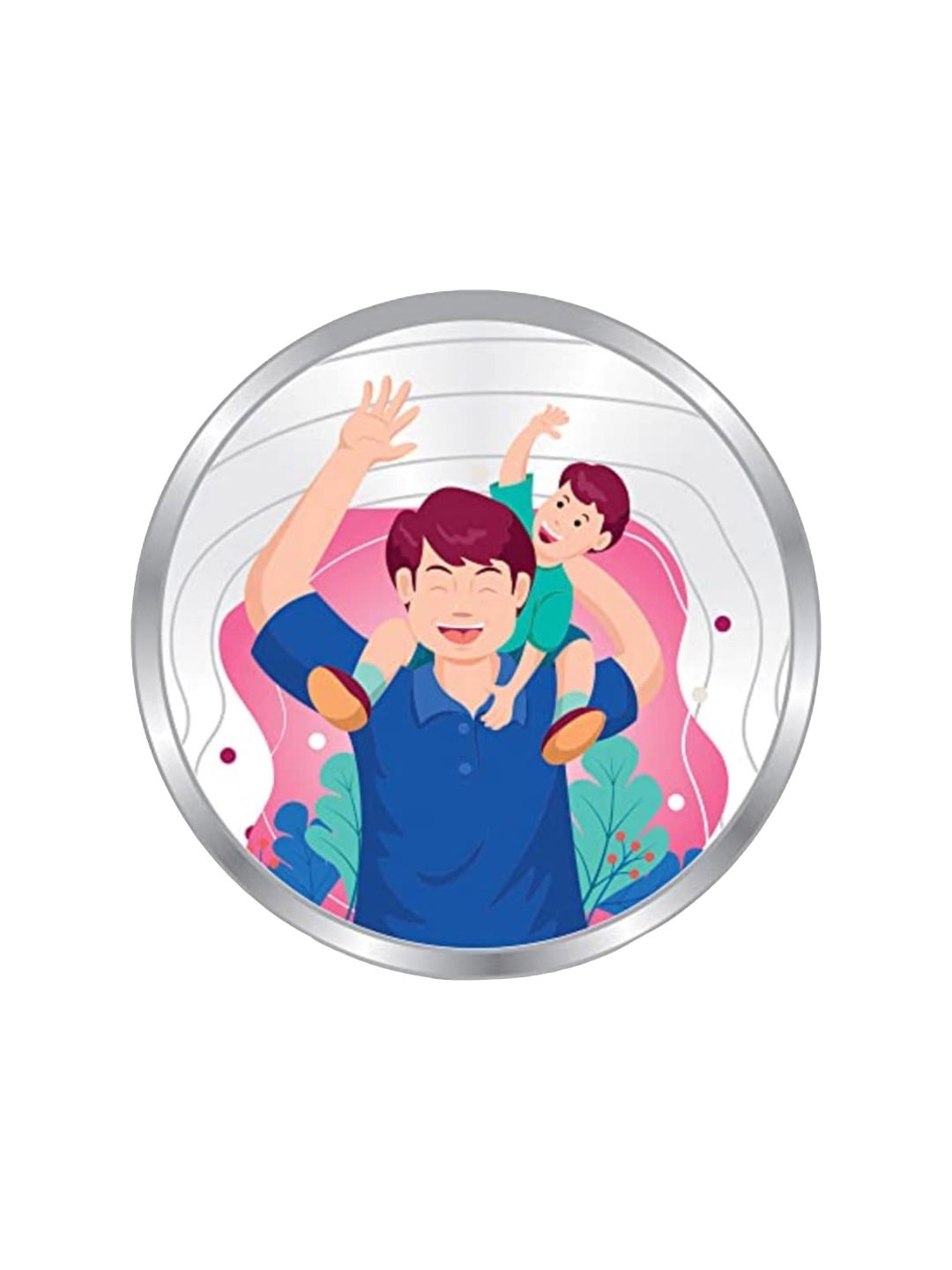 

Precious Moments Best Father Dad Ever (999) Pure Silver Coin-10 gram