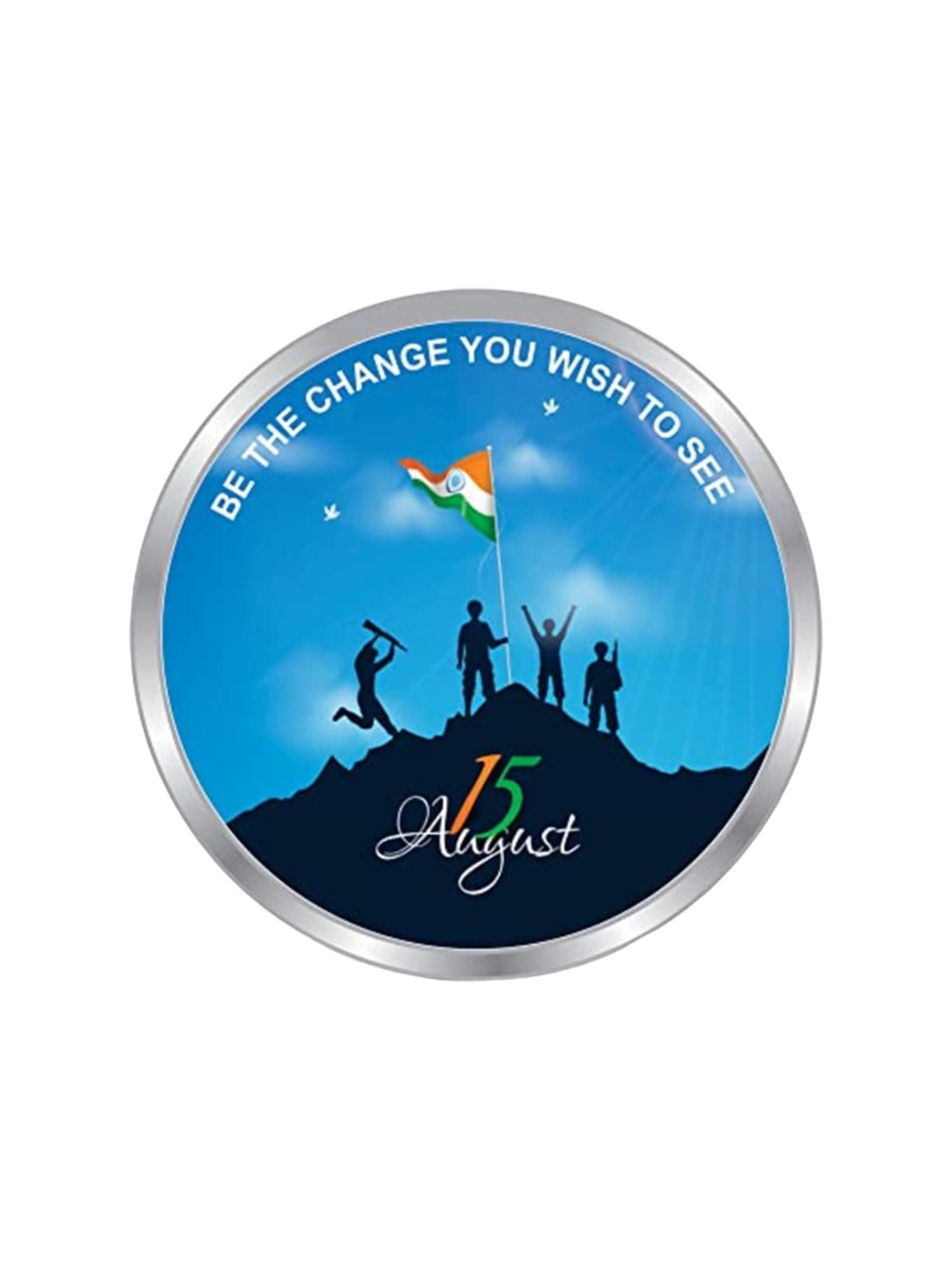 

Precious Moments Happy Independence Day (999) Pure Silver Coin-20gm