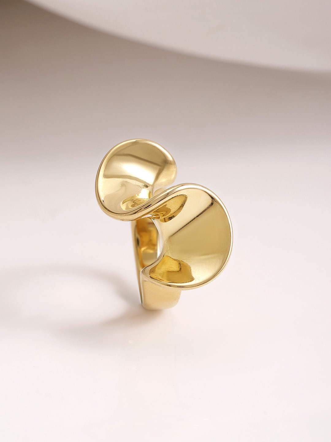 

Rubans Voguish 18KT Gold Plated Tarnish Free Waterproof Demi-Fine Finger Ring