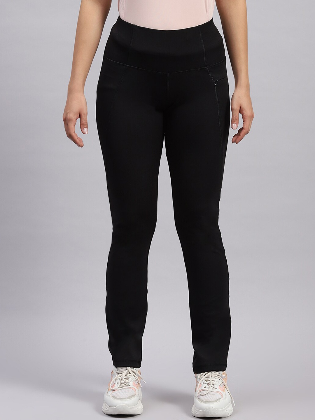 

rock.it Women High-Rise Smart-Fit Track Pants, Black