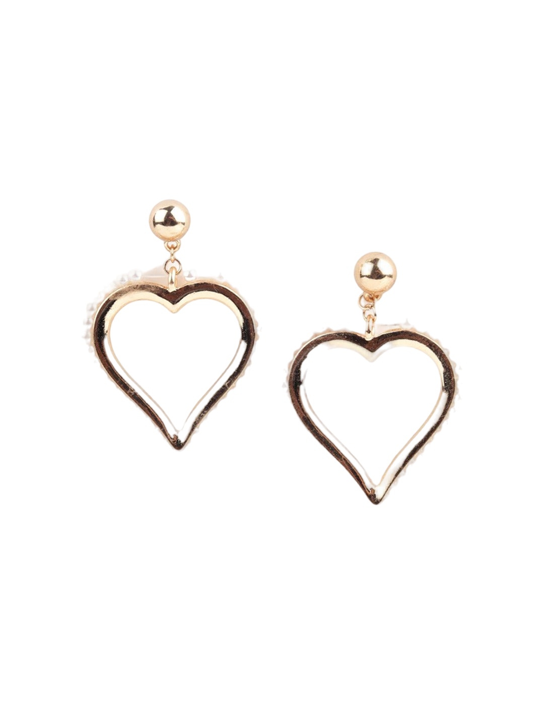 

ODETTE Gold-Plated Contemporary Drop Earrings