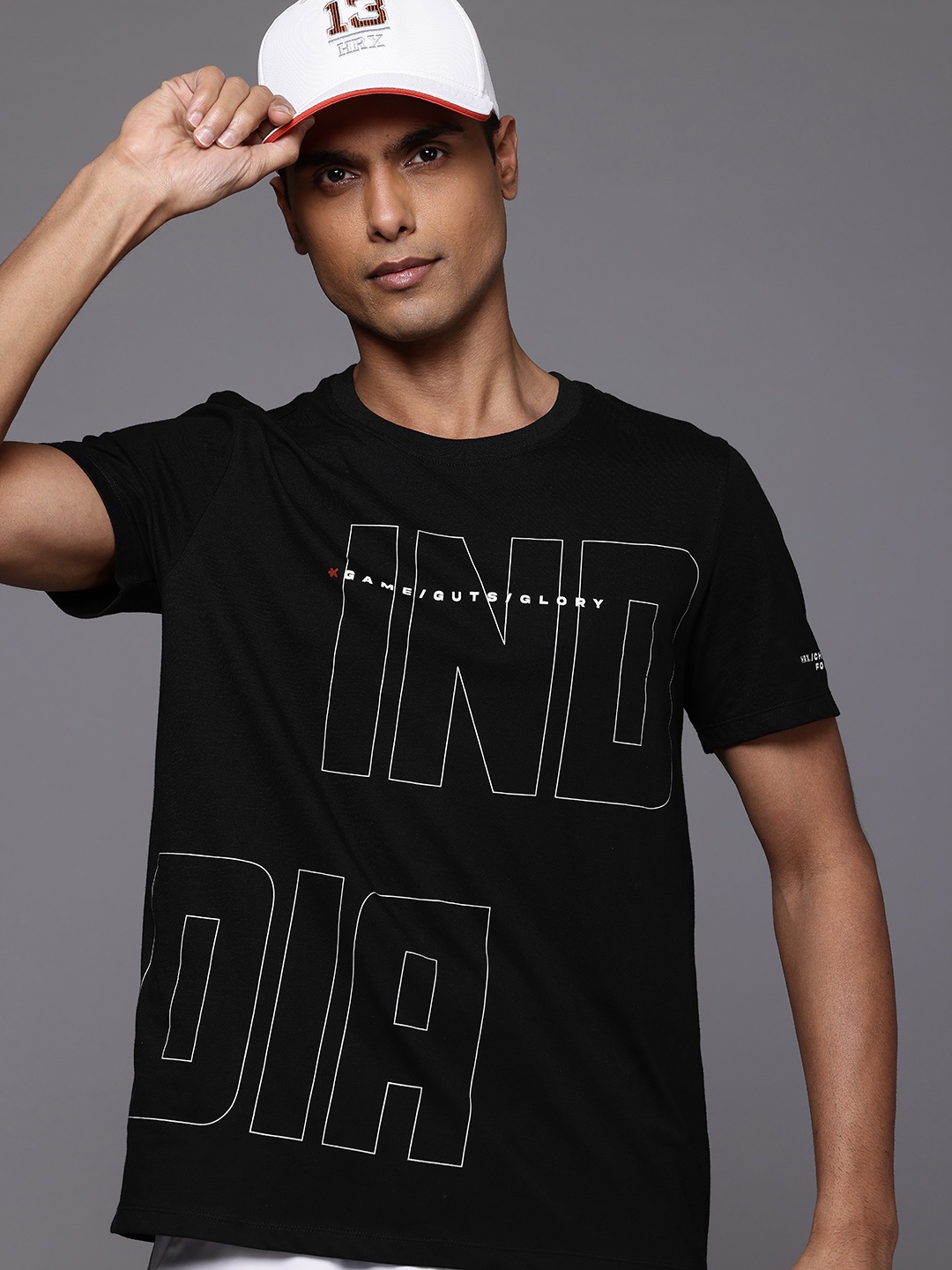 

HRX by Hrithik Roshan Men Typography Printed T-shirt, Black