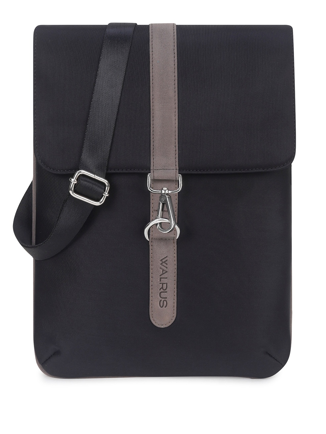 

Walrus Unisex Messenger Bag, Black