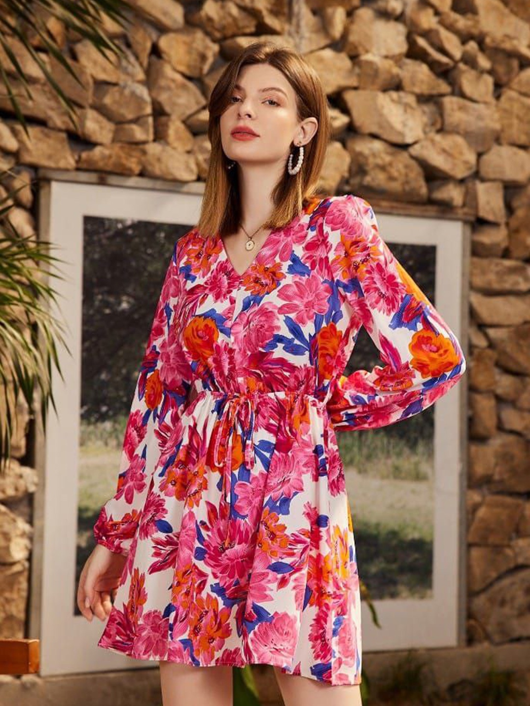 

TWINS LADY Printed Tunic, Multi