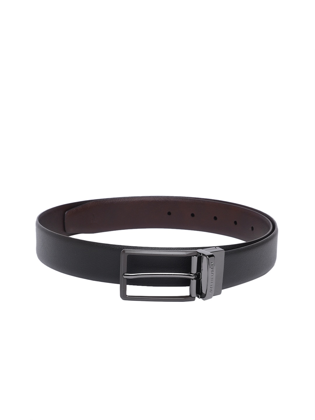 

Van Heusen Men Leather Reversible Formal Belt, Black