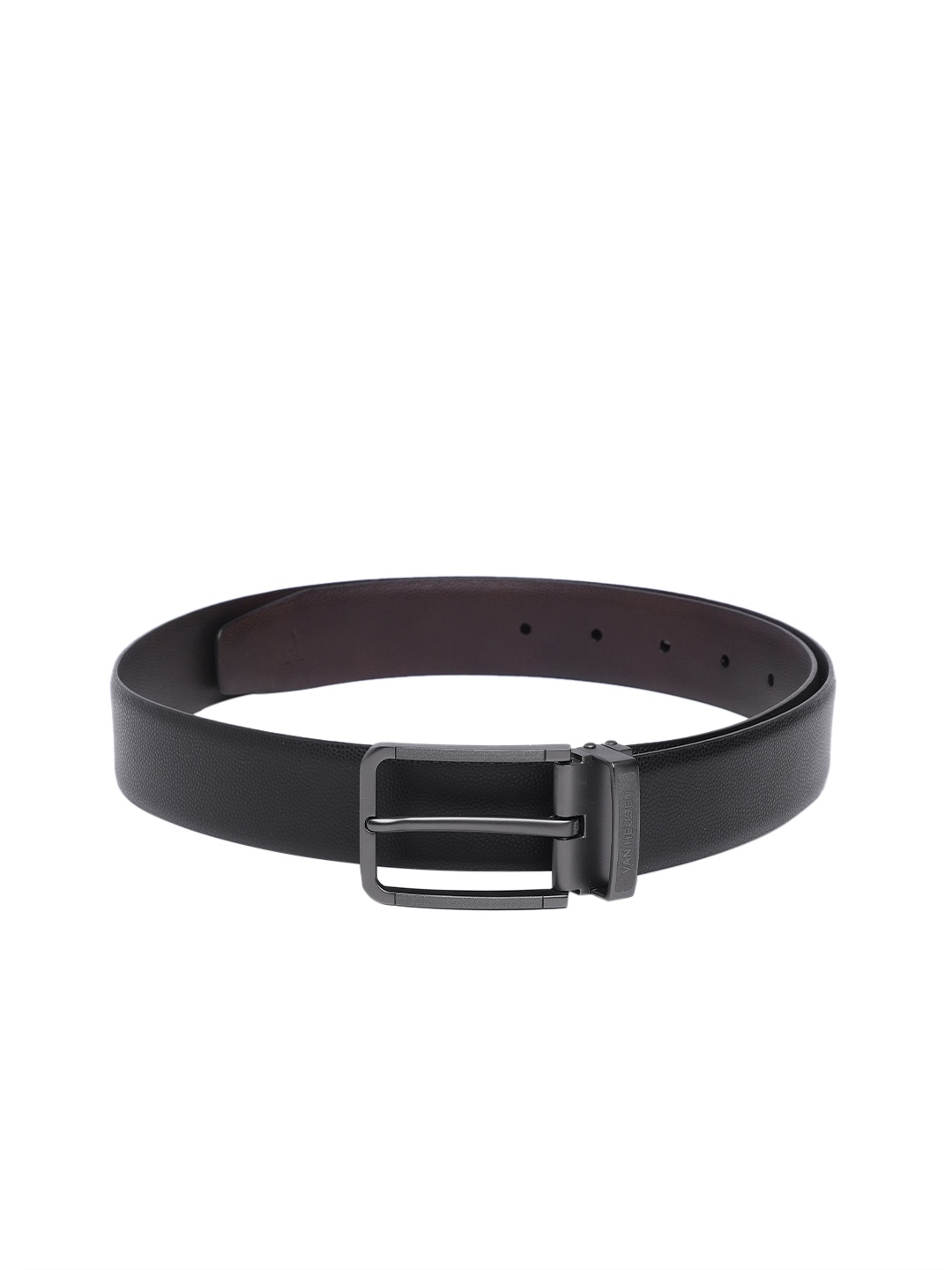 

Van Heusen Men Leather Reversible Formal Belt, Black