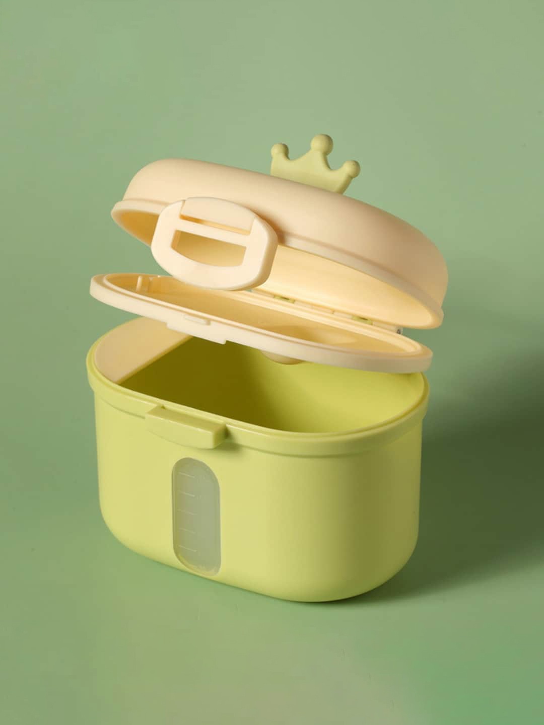 

GUCHIGU Green BPA Free Baby Portable Milk Powder Container with spoon Set