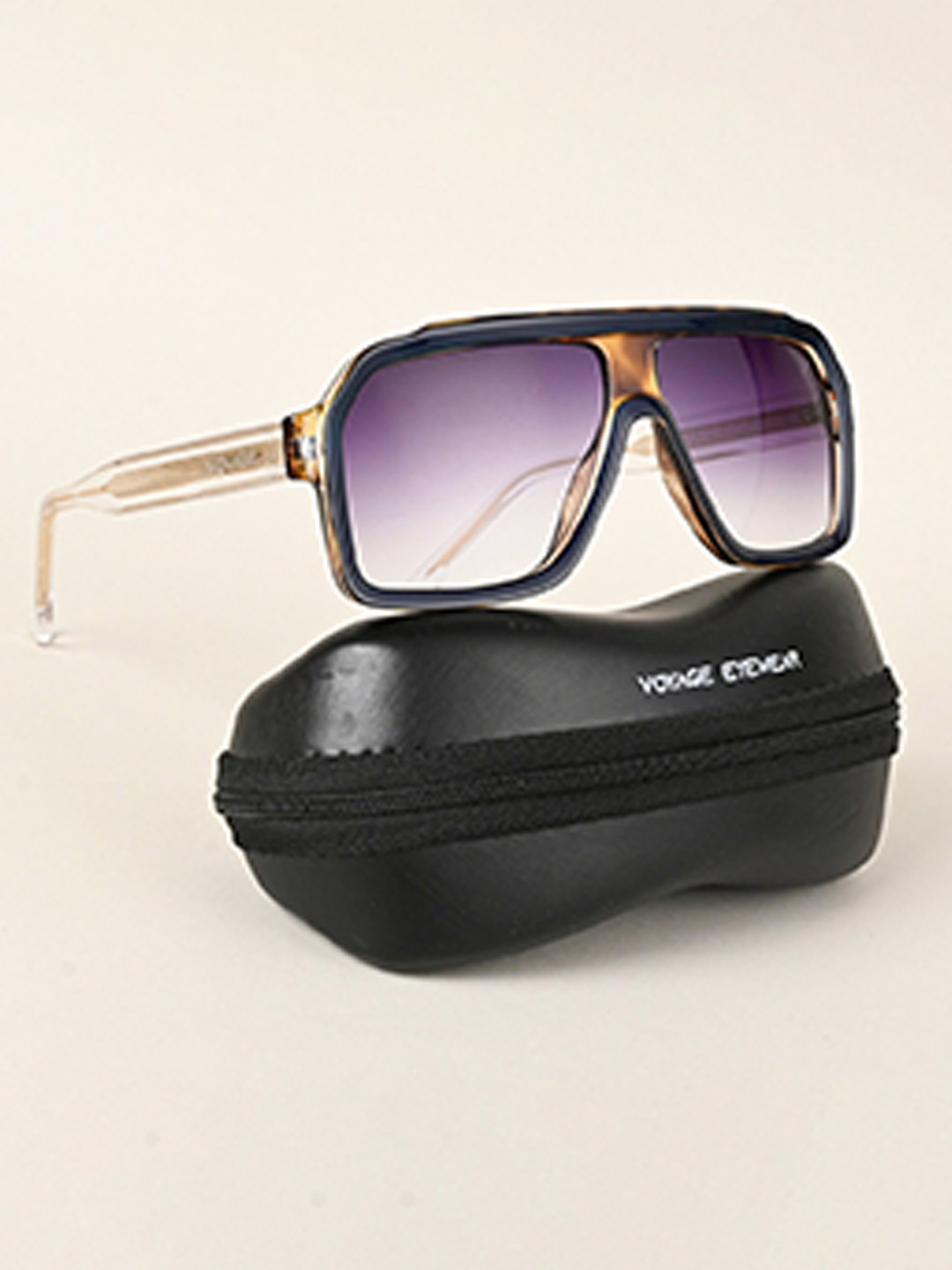 

Voyage Unisex Wayfarer Sunglasses with UV Protected Lens-58974MG4927, Purple