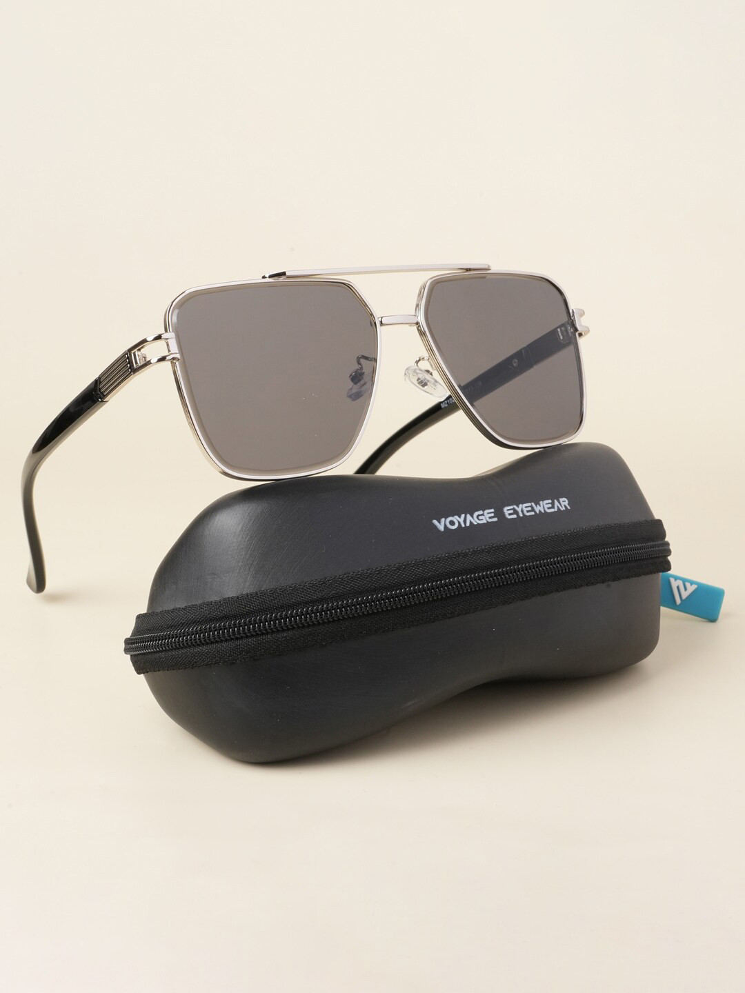 

Voyage Unisex Square Sunglasses with UV Protected Lens-1023MG5235, Grey