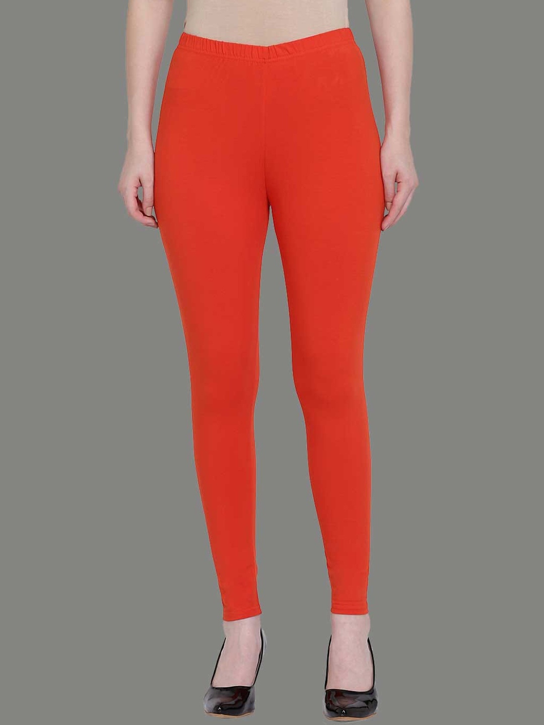 

FFU Ankle Length Leggings, Red