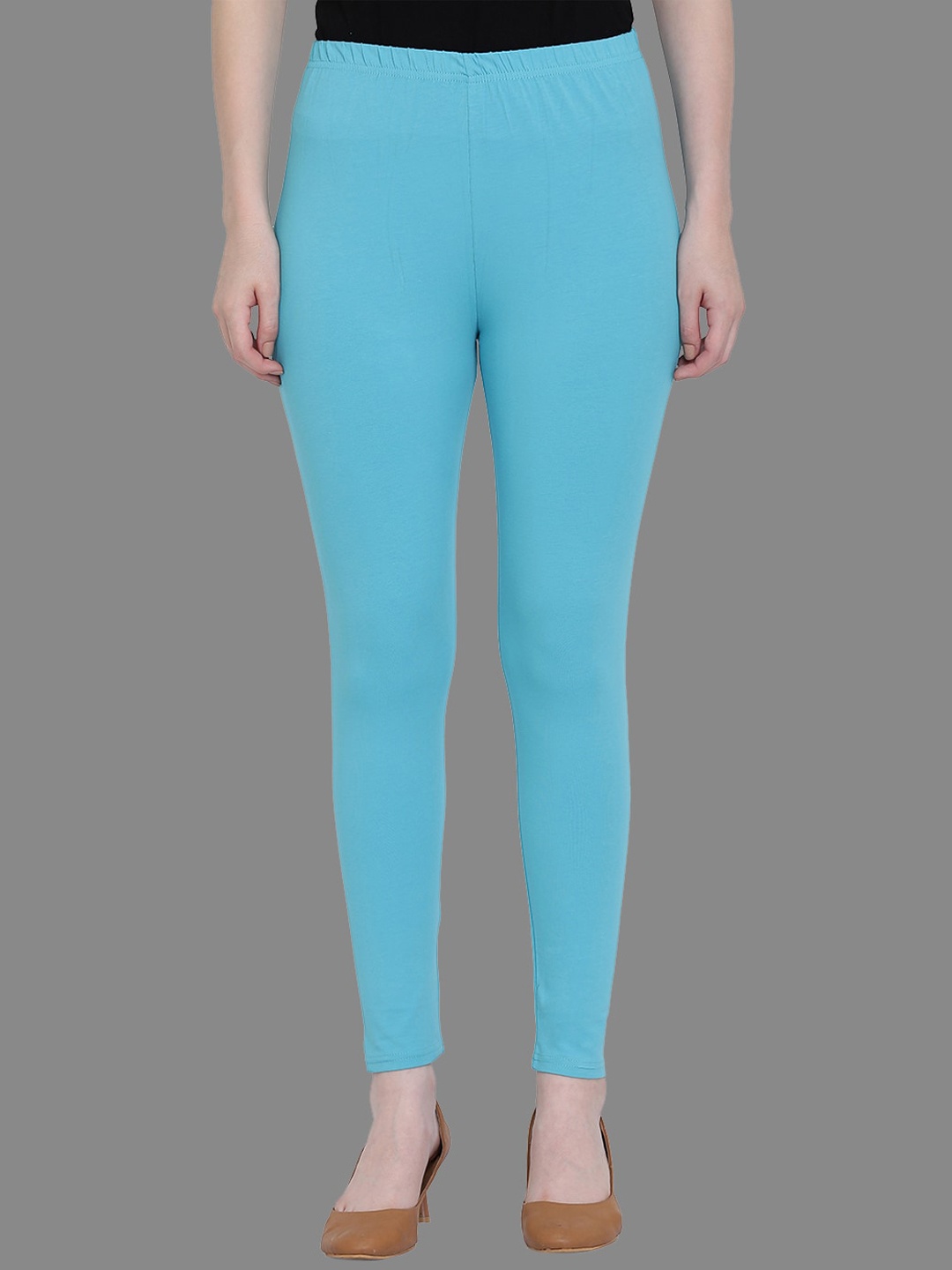 

FFU Ankle Length Leggings, Turquoise blue