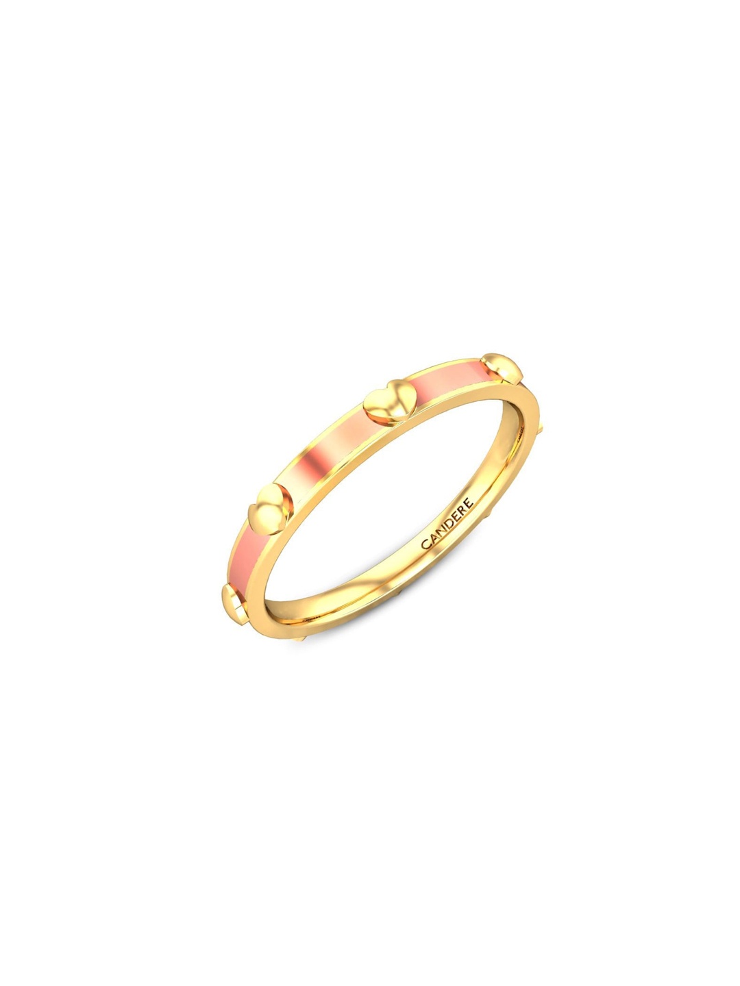 

CANDERE A KALYAN JEWELLERS COMPANY BIS Hallmark 18KT (750) Gold Finger Ring-1.37 gm