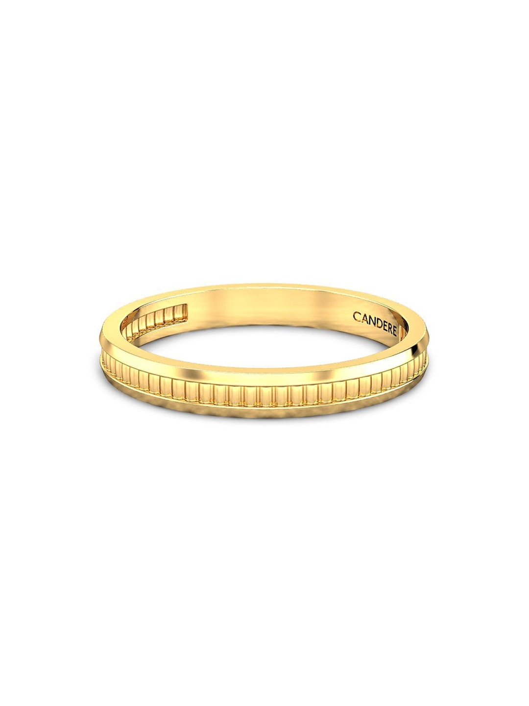 

CANDERE A KALYAN JEWELLERS COMPANY BIS Hallmark 18KT (750) Gold Finger Ring-1.69gm