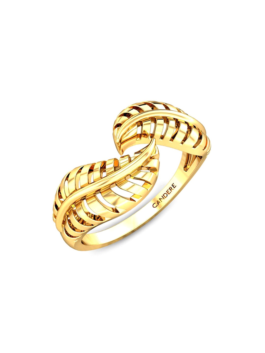 

CANDERE A KALYAN JEWELLERS COMPANY BIS Hallmark 18KT (750) Gold Finger Ring-2.6gm