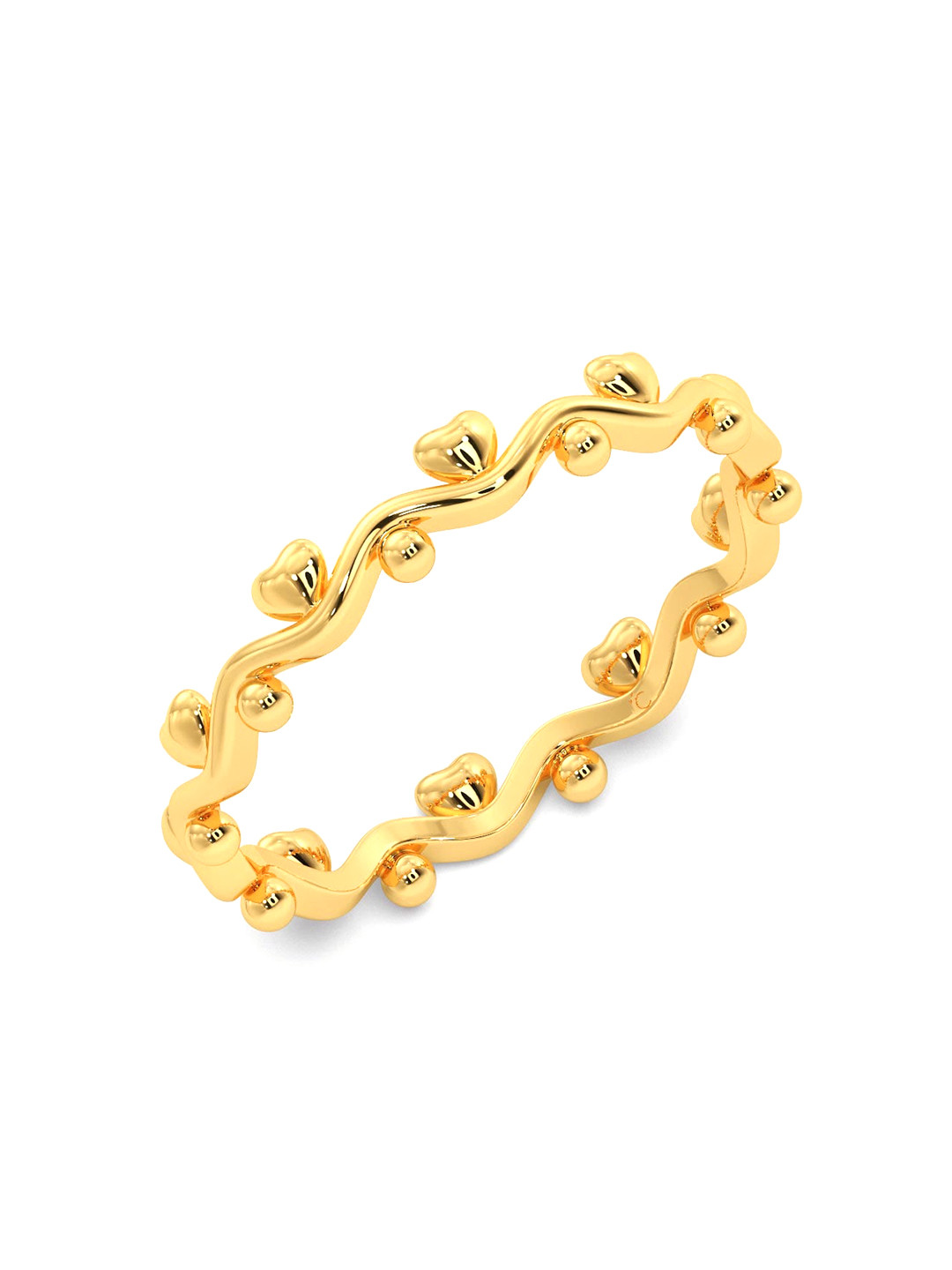 

CANDERE A KALYAN JEWELLERS COMPANY BIS Hallmark 18KT (750) Gold Finger Ring-1.72 gm
