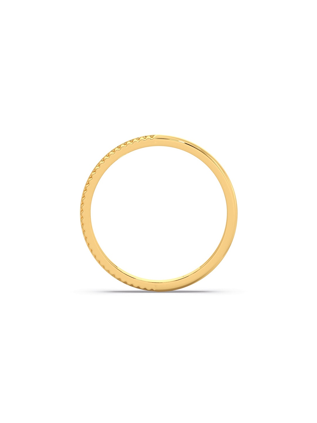 

CANDERE A KALYAN JEWELLERS COMPANY BIS Hallmark 18KT (750) Gold Finger Ring-1.82gm