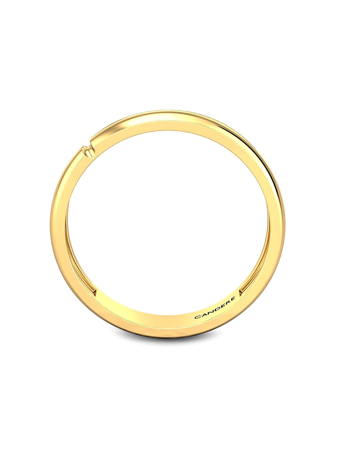 

CANDERE A KALYAN JEWELLERS COMPANY BIS Hallmark 18KT (750) Gold Finger Ring-3.3 gm