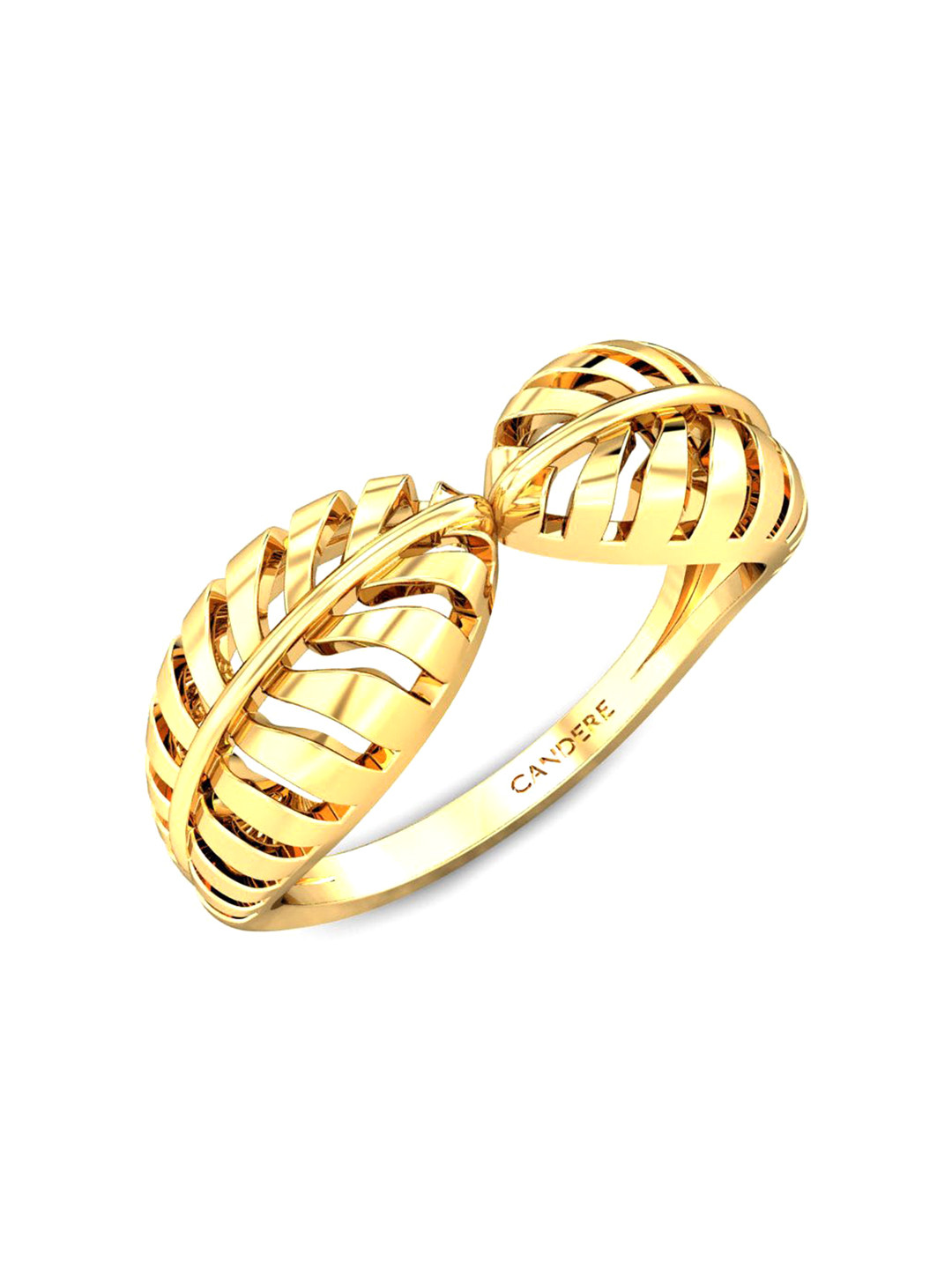 

CANDERE A KALYAN JEWELLERS COMPANY BIS Hallmark 18KT (750) Gold Finger Ring-2.8 gm