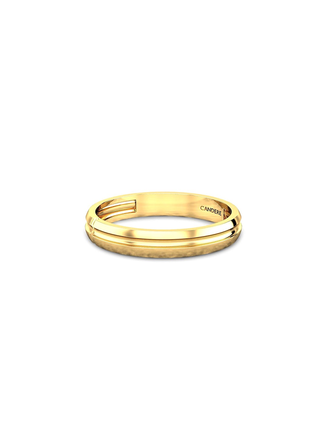 

CANDERE A KALYAN JEWELLERS COMPANY BIS Hallmark 18KT (750) Gold Finger Ring-3.17gm