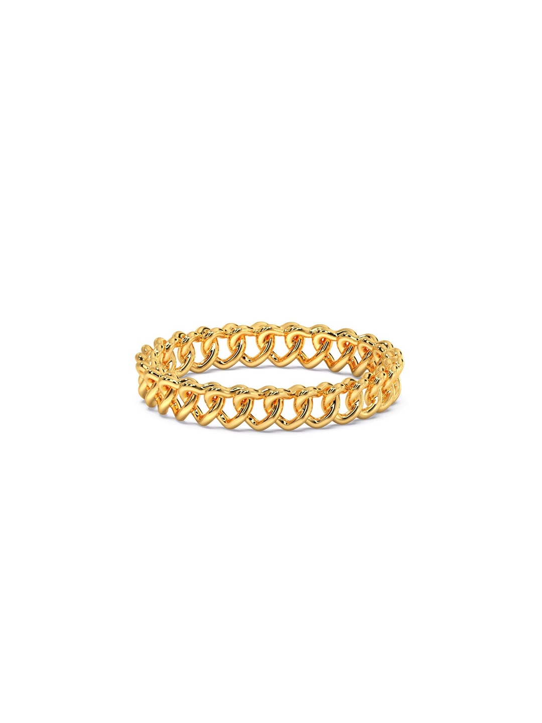 

CANDERE A KALYAN JEWELLERS COMPANY 14KT (585) BIS Hallmark Gold Finger Ring-1.33gm