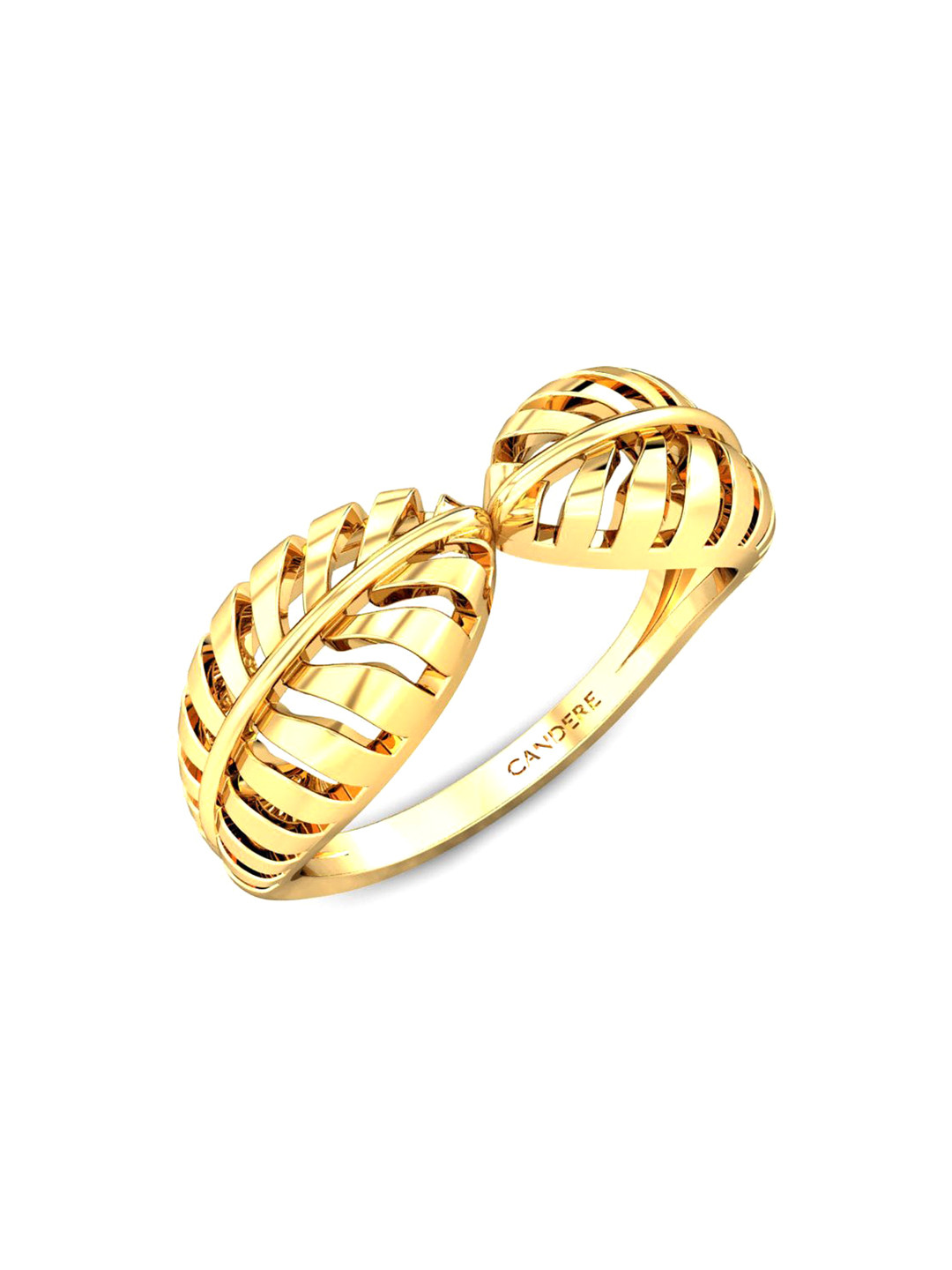 

CANDERE A KALYAN JEWELLERS COMPANY BIS Hallmark 18KT (750) Gold Finger Ring-2.65 gm