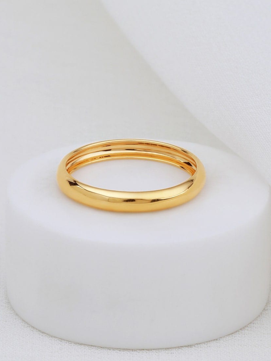 

CANDERE A KALYAN JEWELLERS COMPANY BIS Hallmark 18KT (750) Gold Band Ring-1.15 gm