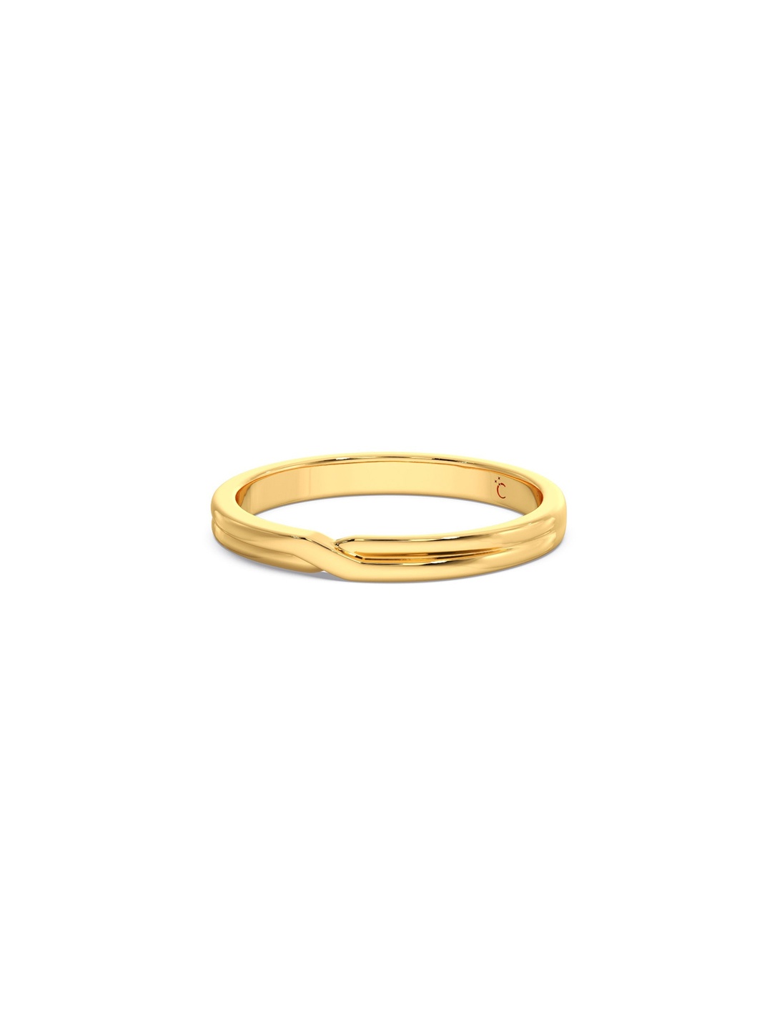 

CANDERE A KALYAN JEWELLERS COMPANY BIS Hallmark 18KT (750) Gold Finger Ring-2.18 gm