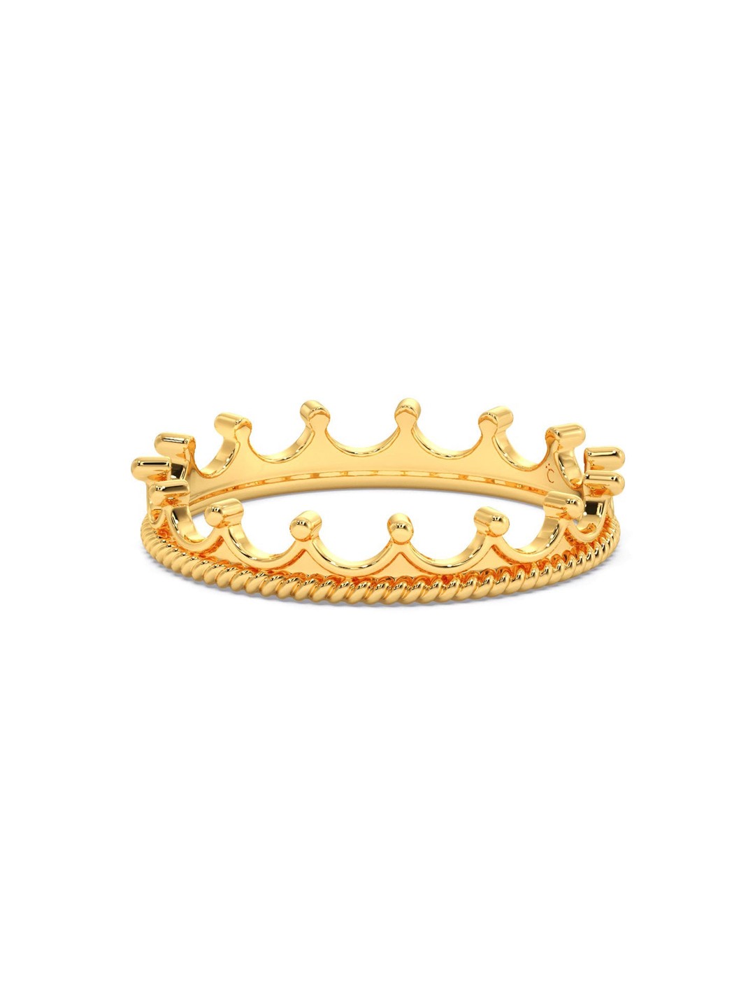

CANDERE A KALYAN JEWELLERS COMPANY BIS Hallmark 18KT (750) Gold Finger Ring-1.47 gm