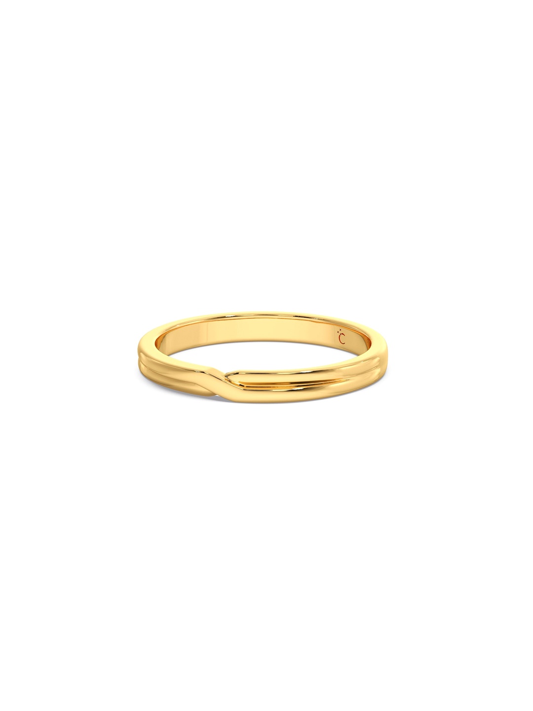 

CANDERE A KALYAN JEWELLERS COMPANY BIS Hallmark 18KT (750) Gold Finger Ring-2.29gm