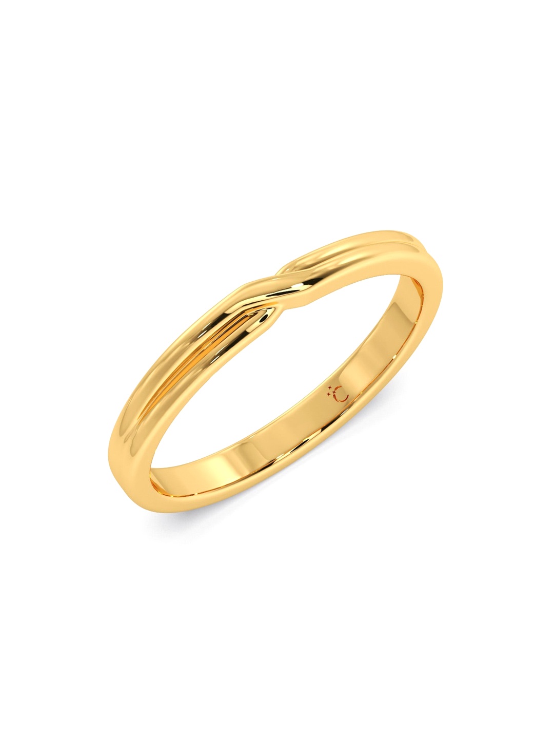 

CANDERE A KALYAN JEWELLERS COMPANY BIS Hallmark 18KT (750) Gold Finger Ring-2.25gm