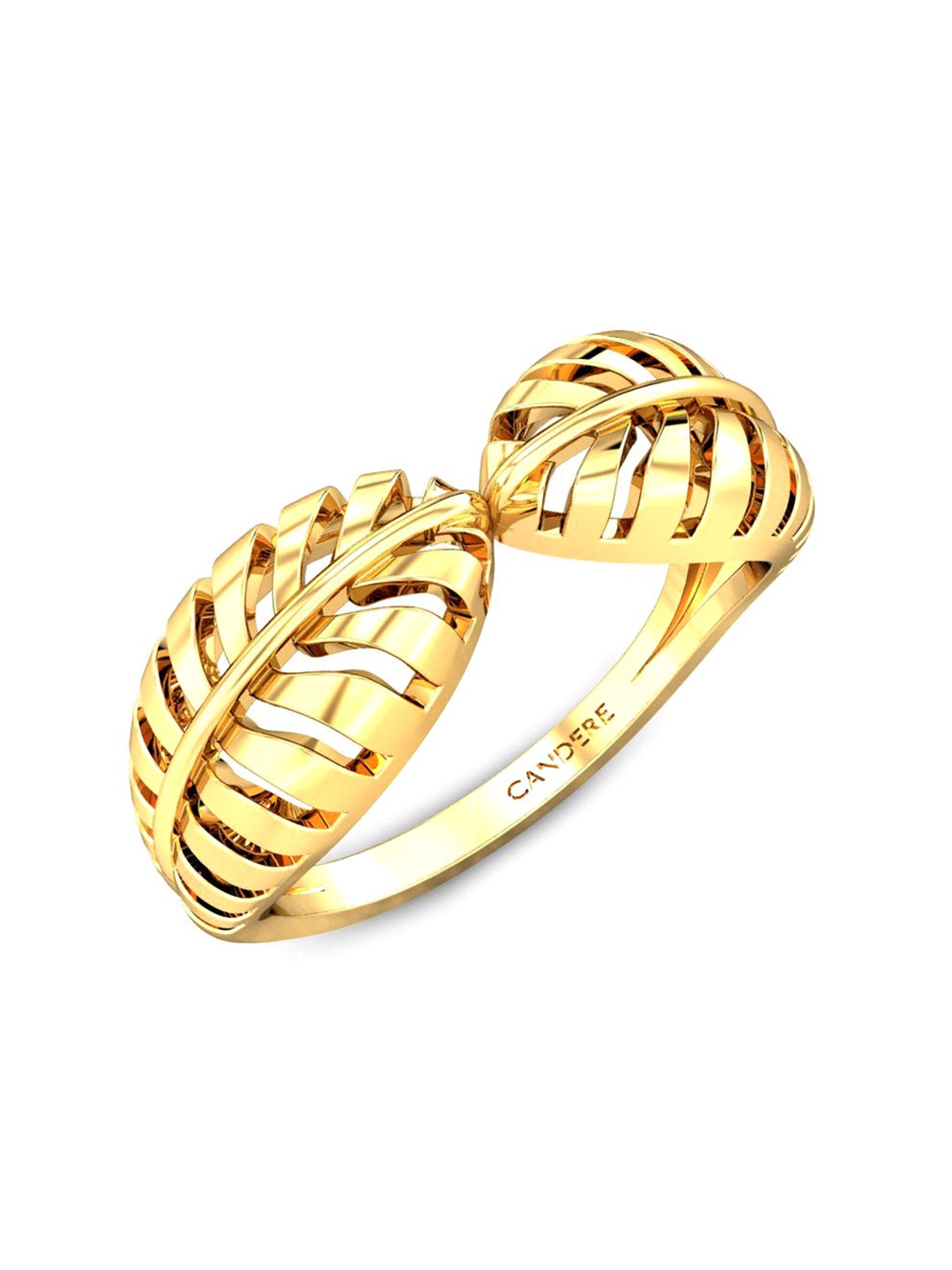 

CANDERE A KALYAN JEWELLERS COMPANY BIS Hallmark 18KT (750) Gold Finger Ring-3.01 gm