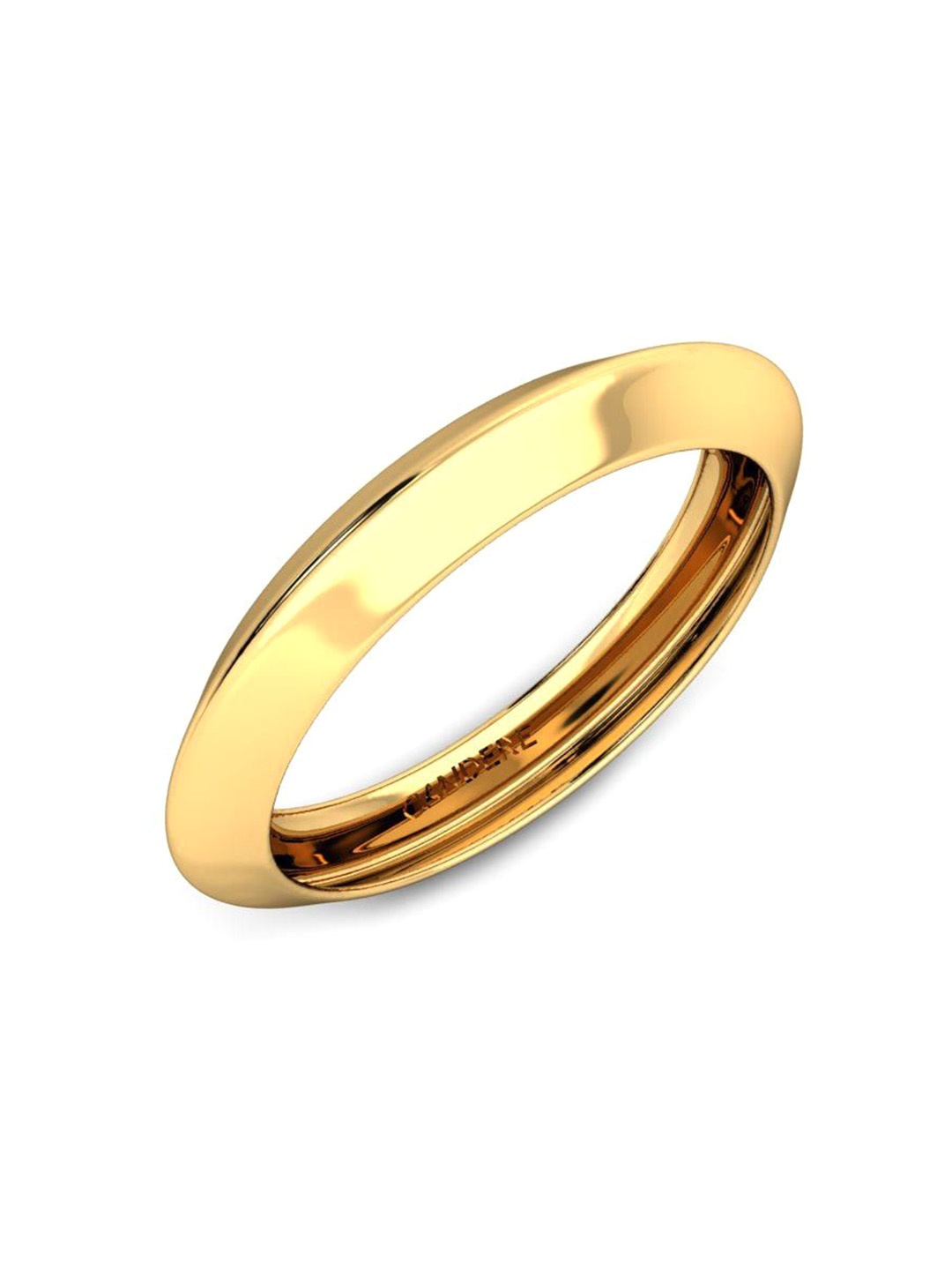

CANDERE A KALYAN JEWELLERS COMPANY BIS Hallmark 18KT (750) Gold Finger Ring-1.17gm