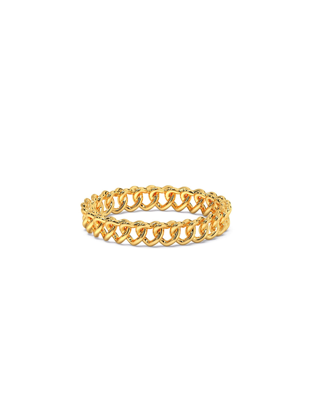 

CANDERE A KALYAN JEWELLERS COMPANY BIS Hallmark 14KT (585) Gold Finger Ring-1.28 gm