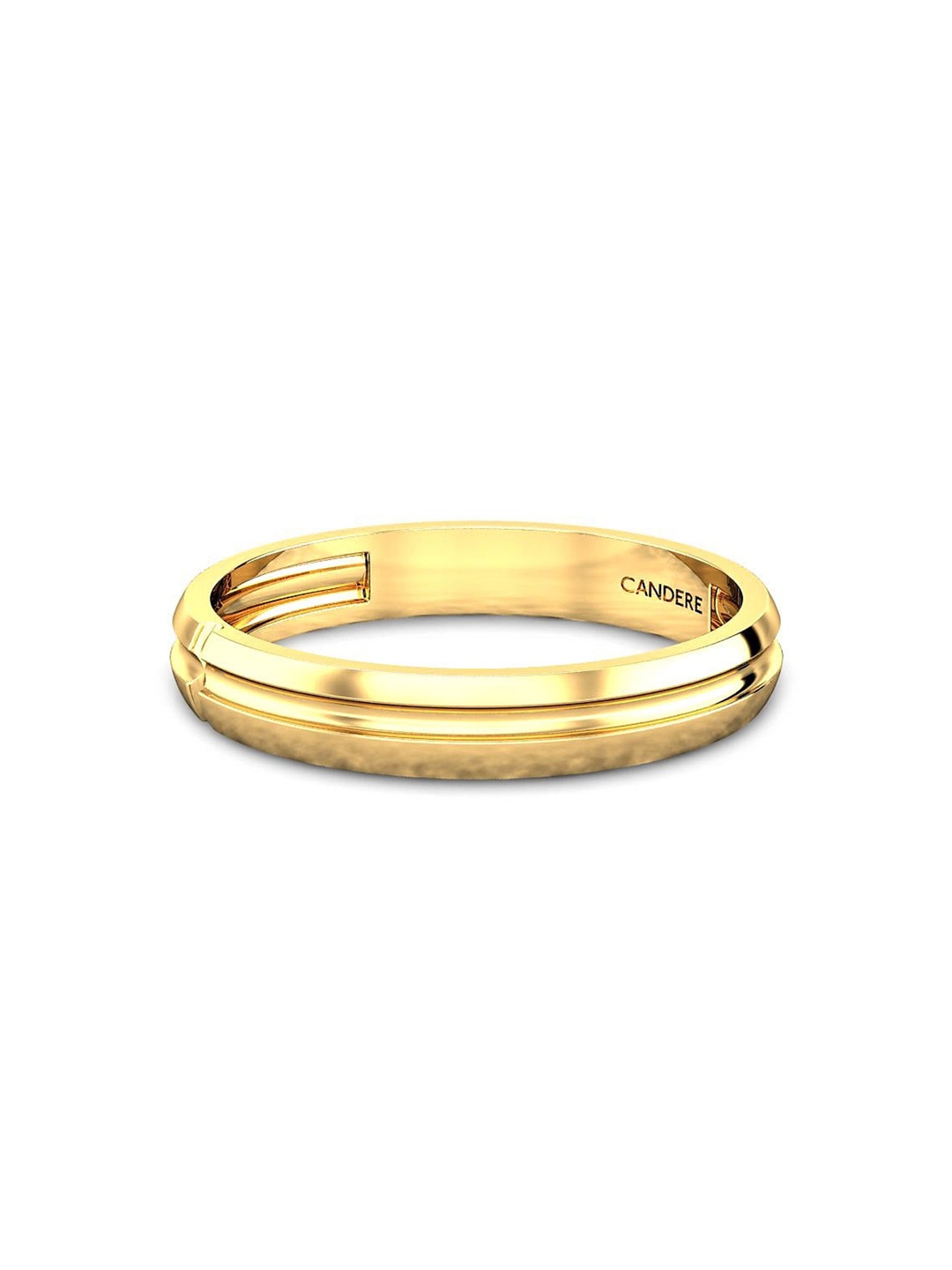 

CANDERE A KALYAN JEWELLERS COMPANY BIS Hallmark 18KT (750) Gold Band Ring-3.11 gm