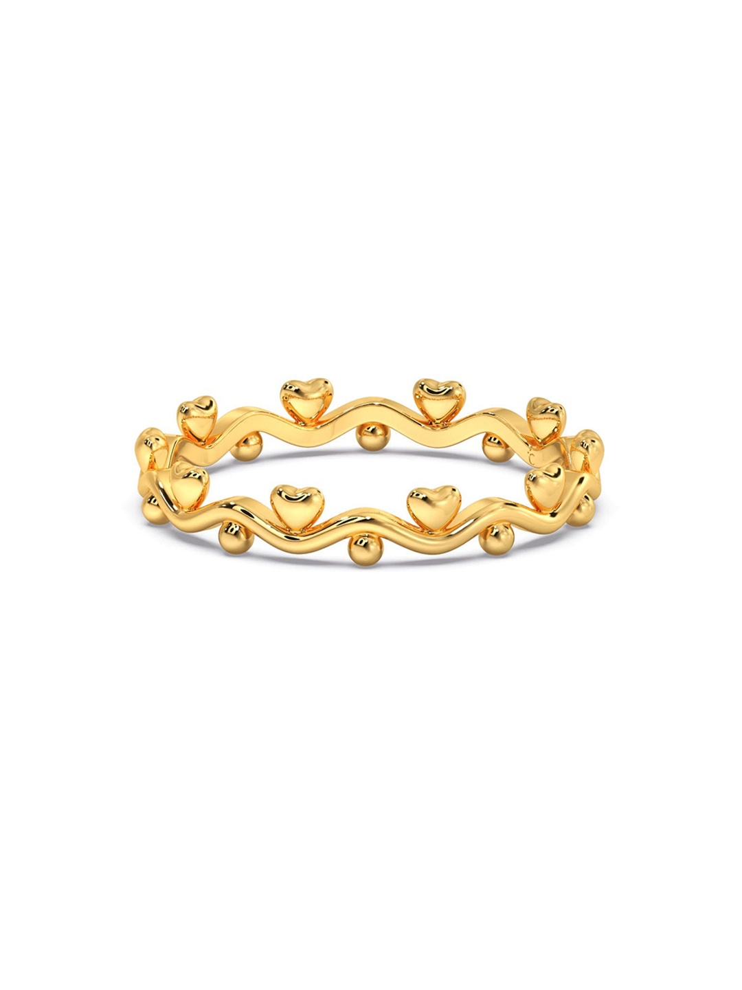 

CANDERE A KALYAN JEWELLERS COMPANY BIS Hallmark 18KT(750) Gold Finger Ring-1.6gm