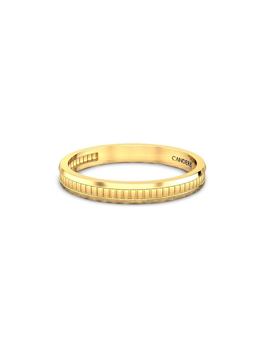 

CANDERE A KALYAN JEWELLERS COMPANY BIS Hallmark 18KT (750) Gold Finger Ring-2.21gm