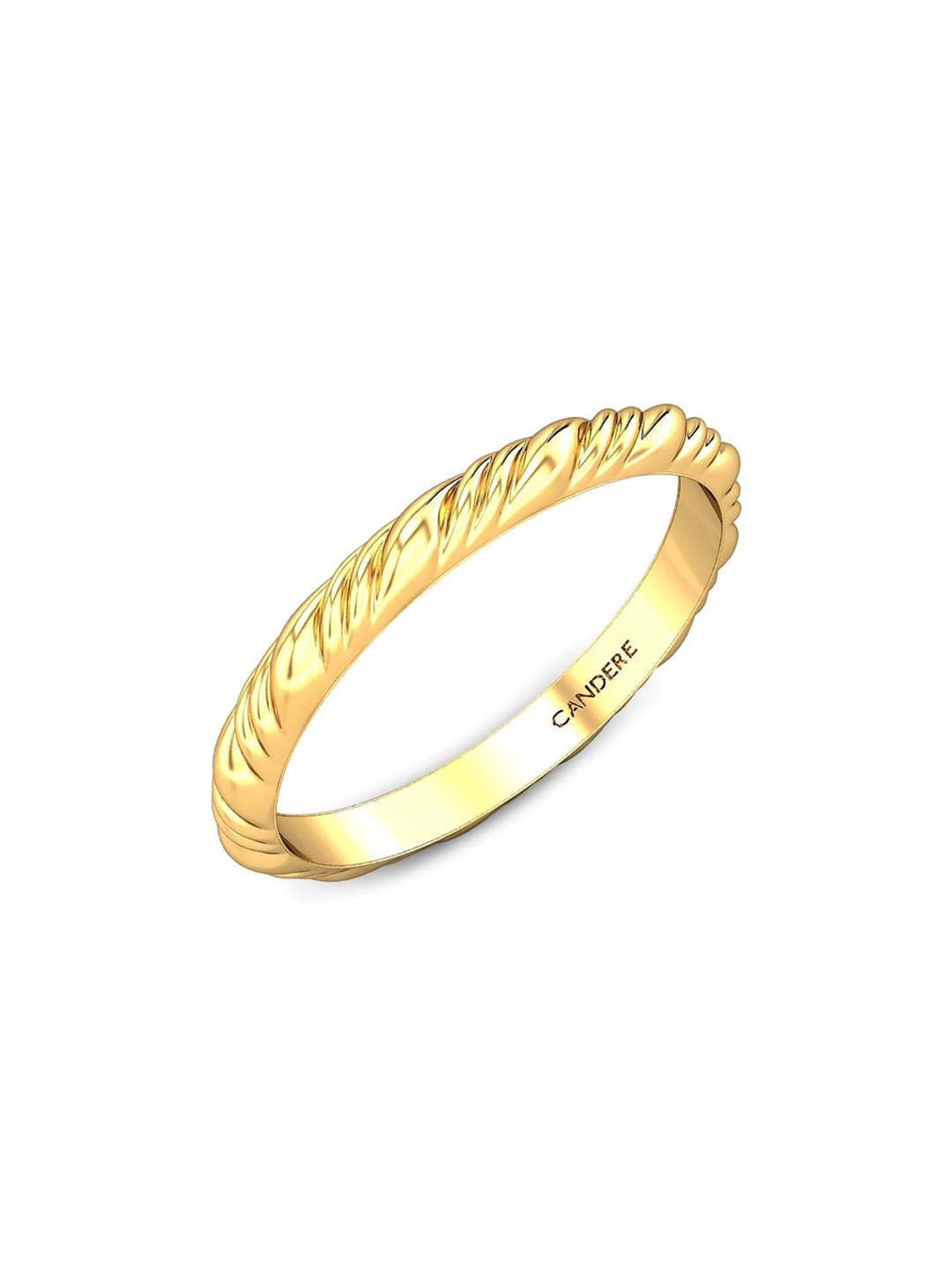 

CANDERE A KALYAN JEWELLERS COMPANY BIS Hallmark 18KT (750) Gold Finger Ring-1.81gm