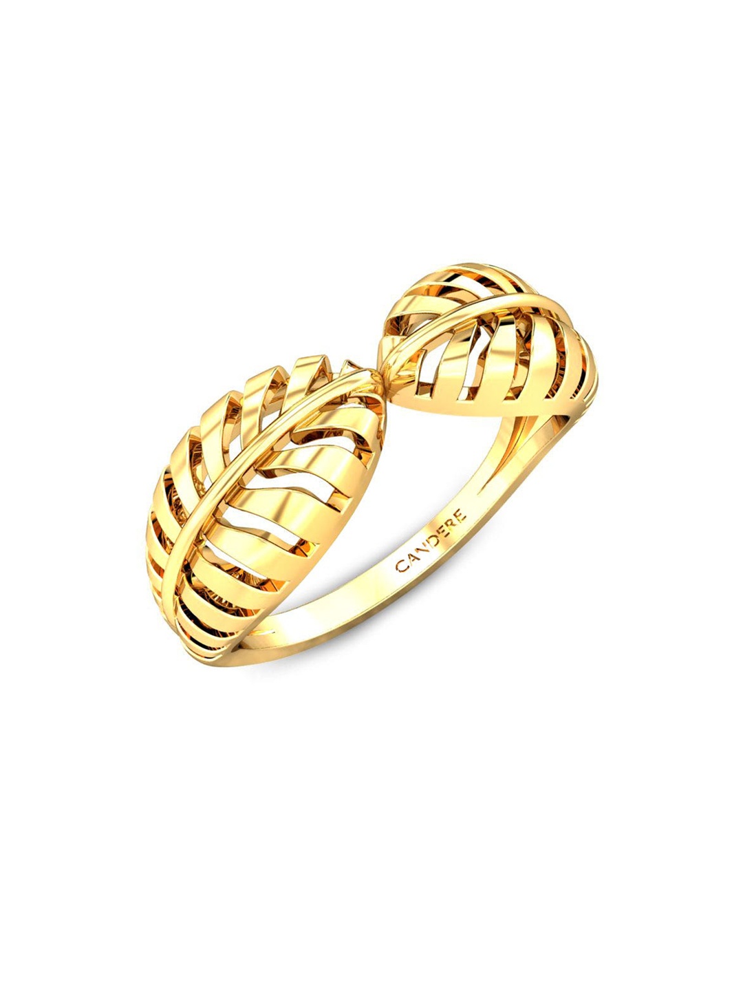 

CANDERE A KALYAN JEWELLERS COMPANY BIS Hallmark 18KT (750) Gold Finger Ring-2.55 gm