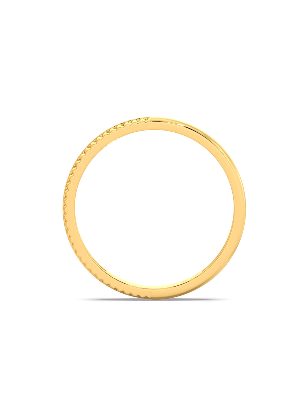 

CANDERE A KALYAN JEWELLERS COMPANY BIS Hallmark 18KT (750) Gold Finger Ring-1.93gm