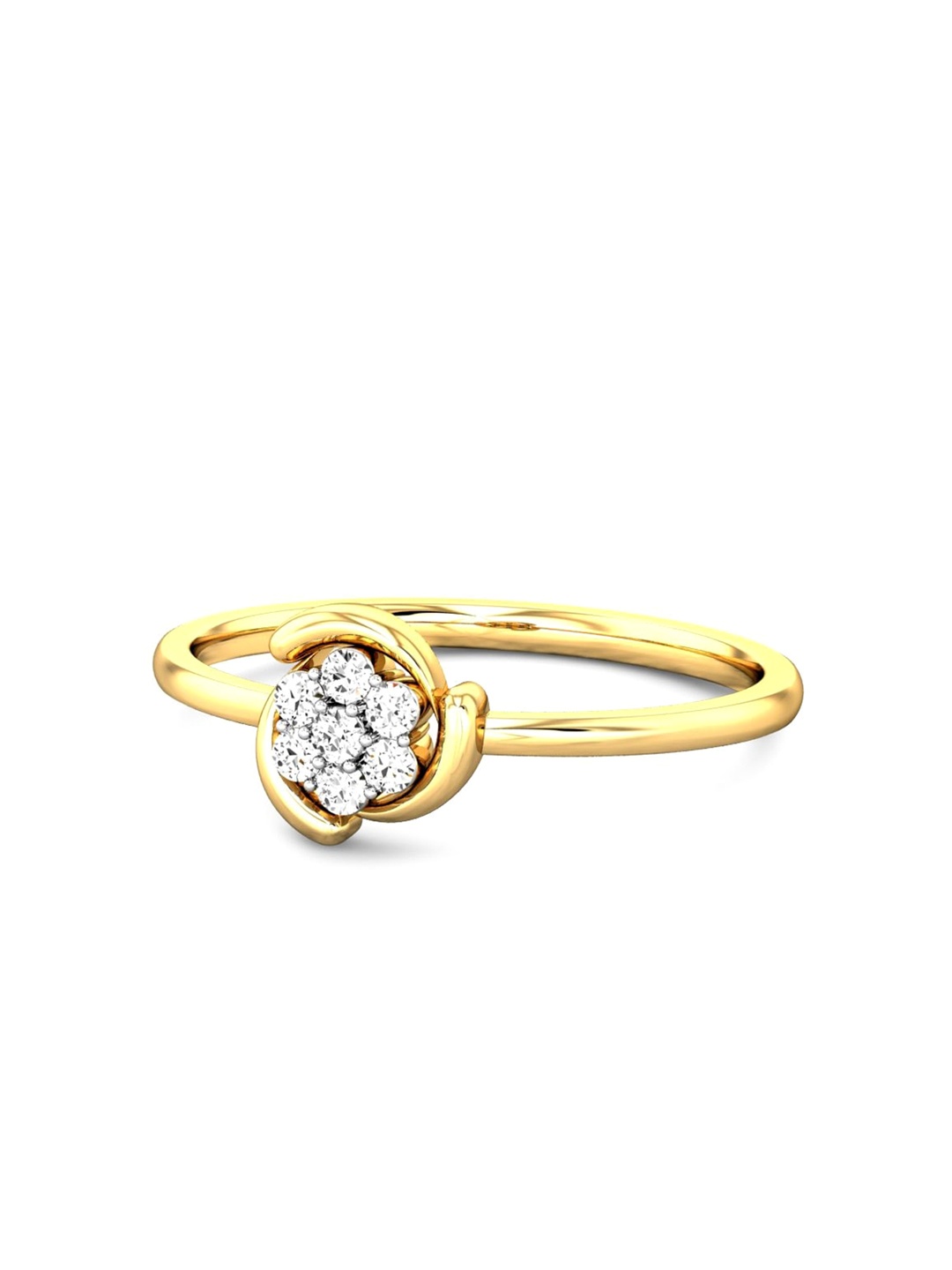 

CANDERE A KALYAN JEWELLERS COMPANY 22KT (916) Gold Cubic Zirconia Studded Ring- 2.06gm