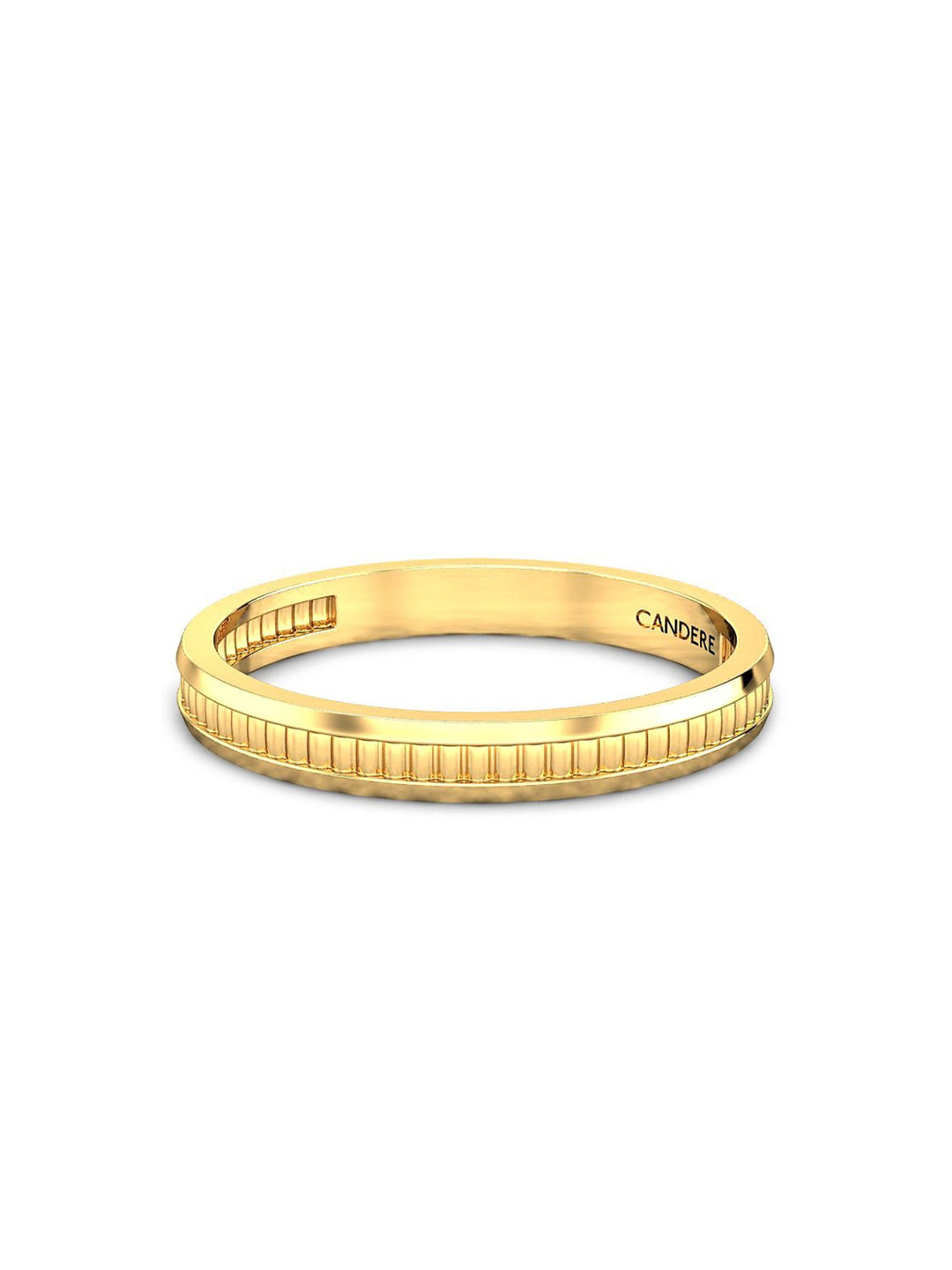 

CANDERE A KALYAN JEWELLERS COMPANY BIS Hallmark 18KT (750) Gold Finger Ring-1.88 gm