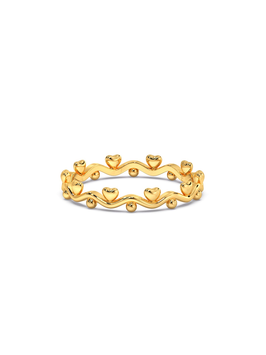 

CANDERE A KALYAN JEWELLERS COMPANY BIS Hallmark 18KT (750) Gold Finger Ring-1.45gm