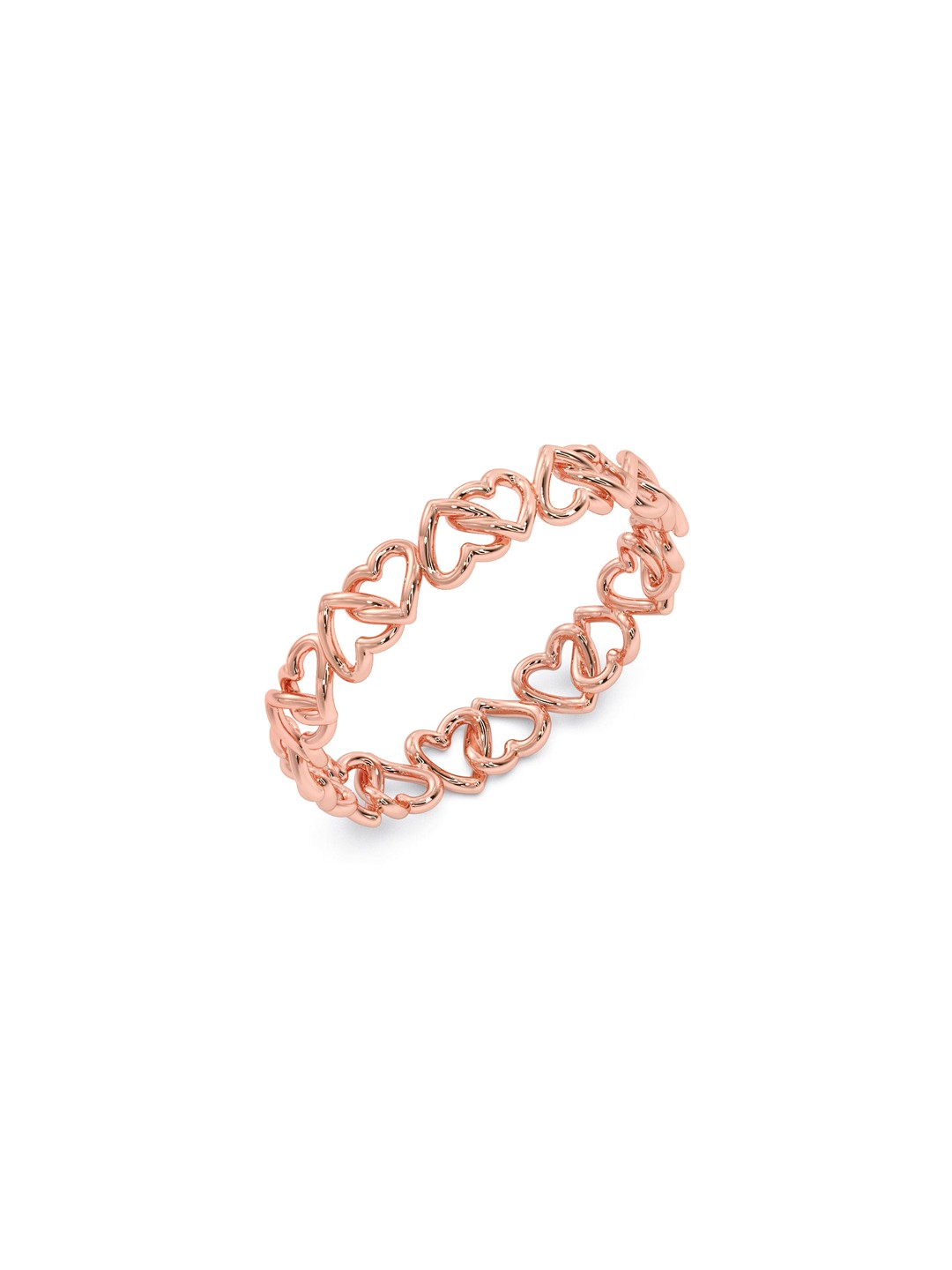 

CANDERE A KALYAN JEWELLERS COMPANY BIS Hallmark 18KT (750) Rose Gold Ring-1.6 gm