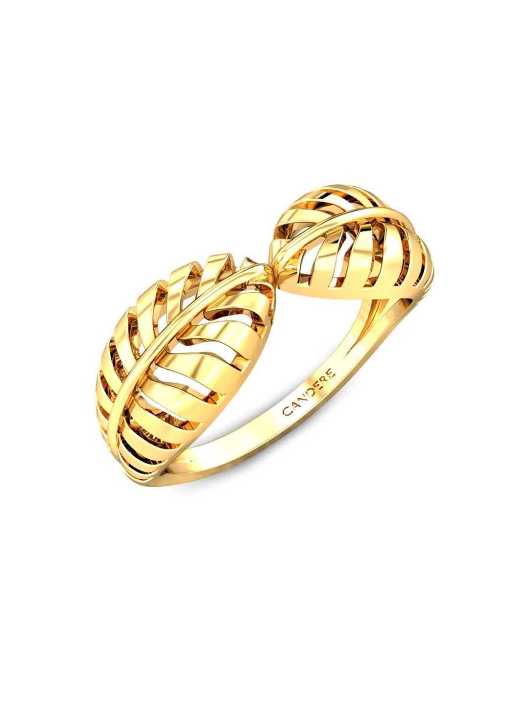 

CANDERE A KALYAN JEWELLERS COMPANY BIS Hallmark 18KT (750) Gold Finger Ring-2.36gm