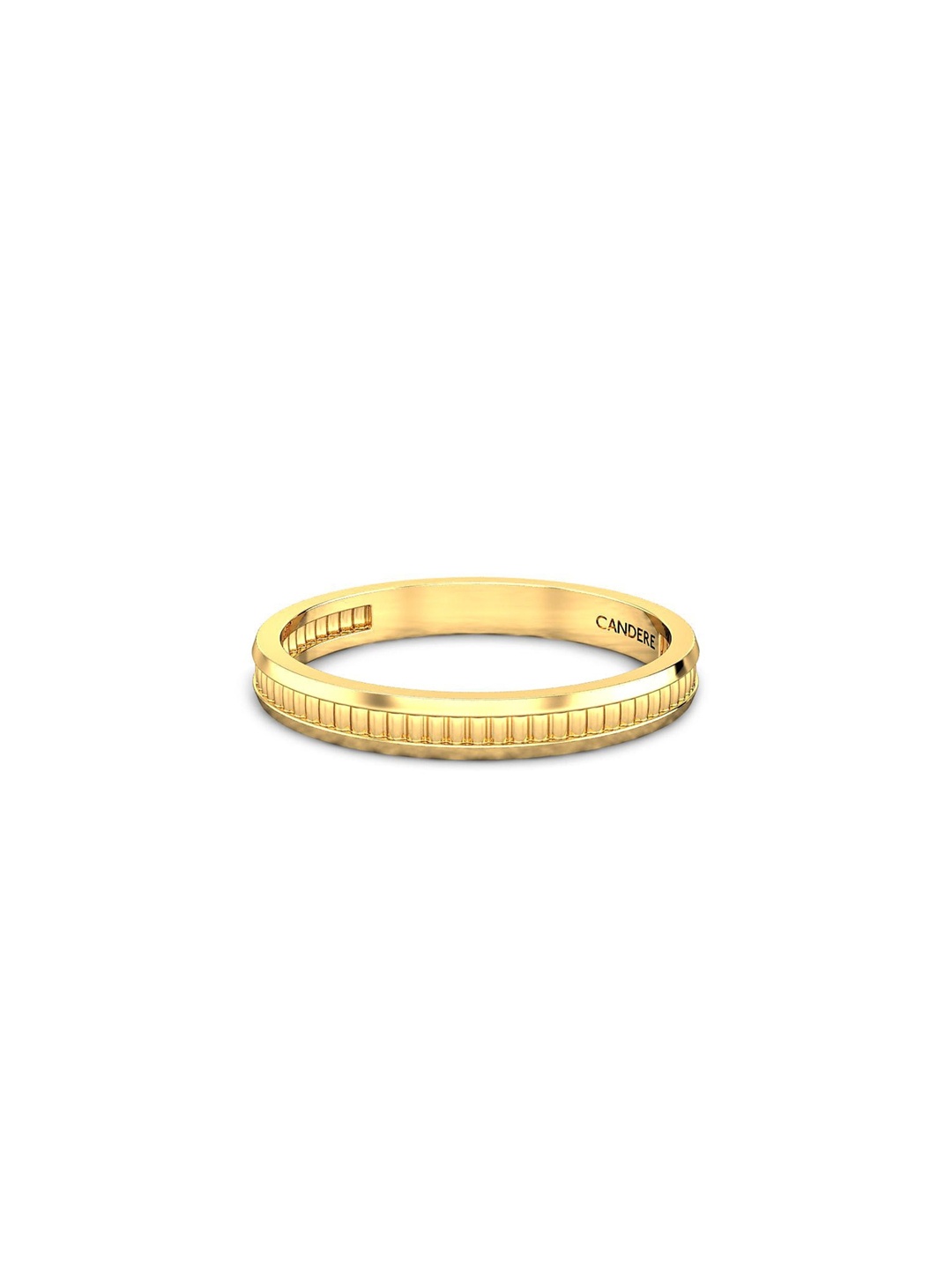 

CANDERE A KALYAN JEWELLERS COMPANY BIS Hallmark 18KT (750) Gold Finger Ring-2.06 gm
